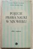 Pojęcie prawa nauki w XIX wieku: zbiór rozpraw